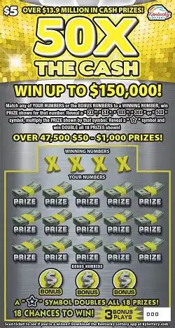 kentucky scratch off remaining prizes|Kentucky (KY) Lottery Results & Best Scratch.